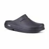 Oofos Men’s OOcloog Clog – Black -Sandals Elegant Shop OO M CLOGS 1200BLKM4W6