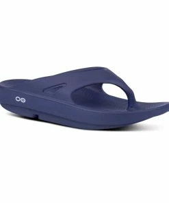 Oofos Men’s OOriginal Sandal – Navy -Sandals Elegant Shop OO M SANDALS 1000NVYM4W6 2