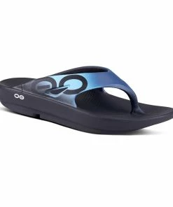 Oofos Men’s OOriginal Sport Sandal – Azul