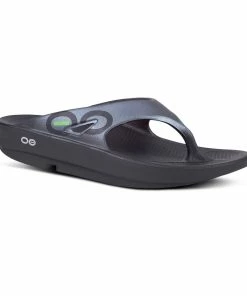 Oofos Men’s OOriginal Sport Sandal – Graphite