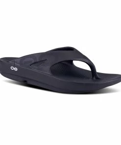 Oofos Men’s OOriginal Sport Sandal – Matte Black
