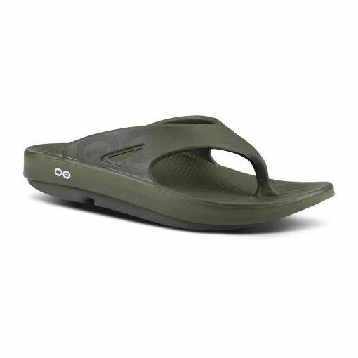 Oofos Men’s OOriginal Sport Sandal – Matte Forest Green -Sandals Elegant Shop OO M SANDALS 1001MATFGRM4W6