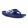 Oofos Men’s OOriginal Sport Sandal – Navy White -Sandals Elegant Shop OO M SANDALS 1001MATNVYM4W6