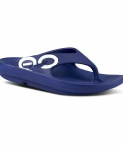 Oofos Men’s OOriginal Sport Sandal – Navy White 7 Oofos Men’s OOriginal Sport Sandal – Navy White -Sandals Elegant Shop OO M SANDALS 1001MATNVYM4W6 2