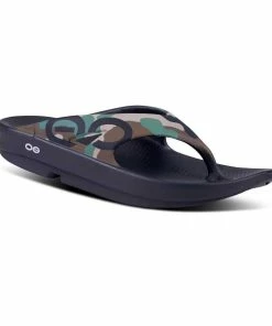 Oofos Men’s OOriginal Sport Sandal – Woodland Camo