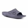 Oofos Men’s OOahh Sport Slide Sandal – Slate -Sandals Elegant Shop OO M SANDALS 1500SLATEM4W6
