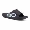 Oofos Men’s OOahh Sport Flex Sandal- Black (FINAL SALE) -Sandals Elegant Shop OO M SANDALS 1550BLKM6W8