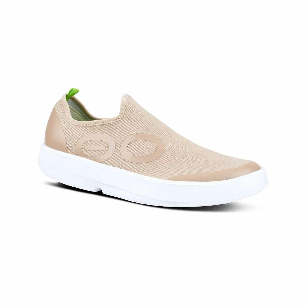 Oofos Men’s OOmg EeZee Low Shoe – White Taupe 3 Oofos Men’s OOmg EeZee Low Shoe – White Taupe