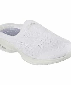 Skechers Relaxed Fit Commute Time – In Knit To Win – WHITE