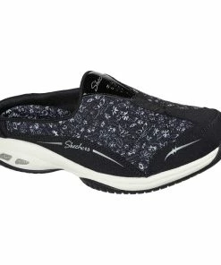Skechers Relaxed Fit Commute Time – City Bloom – BLACKWHITE