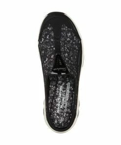 Skechers Relaxed Fit Commute Time – City Bloom – BLACKWHITE -Sandals Elegant Shop SK WOMEN SHOES 100311BLACKWHITE 2