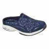 Skechers Relaxed Fit Commute Time – City Bloom – NAVY -Sandals Elegant Shop SK WOMEN SHOES 100311NAVY