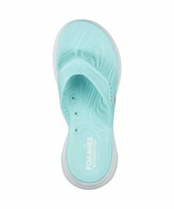 Skechers Foamies GOwalk 5 – Bali – AQUA -Sandals Elegant Shop SK WOMEN SHOES 111100AQUA 2