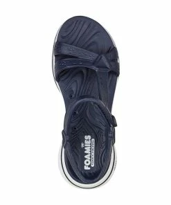 Skechers Foamies GOwalk 5 – Tahiti – NVY -Sandals Elegant Shop SK WOMEN SHOES 111101NVY 2