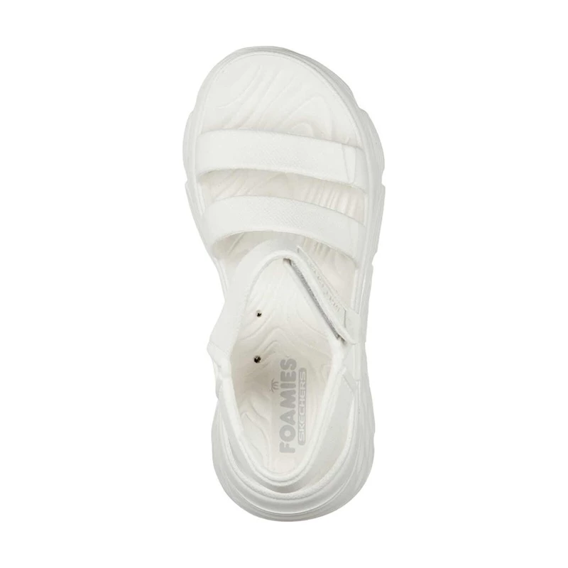 Skechers Foamies Max Cushioning – Aura – WHT 4 Skechers Foamies Max Cushioning – Aura – WHT - Image 2