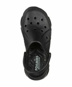 Skechers Foamies Max Cushioning – High Tide – BLACK -Sandals Elegant Shop SK WOMEN SHOES 111127BLACK 2