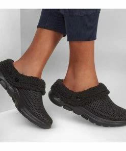 Skechers Foamies GOwalk 5 – Relax – BLACK 6 Skechers Foamies GOwalk 5 – Relax – BLACK -Sandals Elegant Shop SK WOMEN SHOES 111142BLACK 1