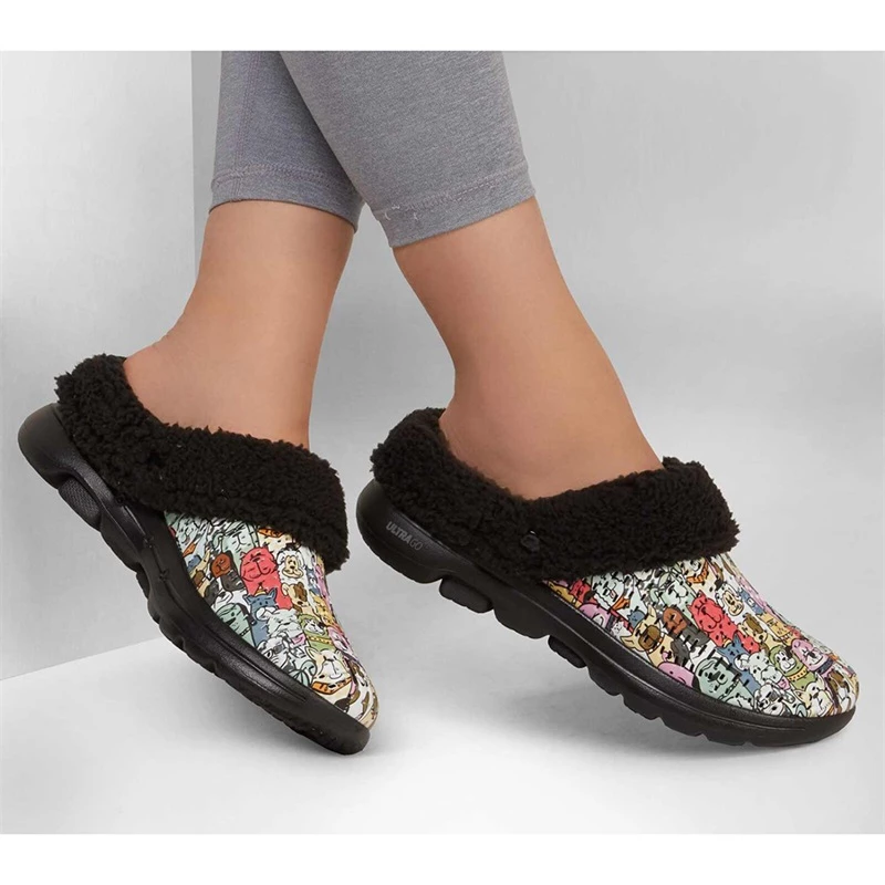 Skechers Foamies GO WALK 5 – Dogs For Life – BLACKMULTI 4 Skechers Foamies GO WALK 5 – Dogs For Life – BLACKMULTI - Image 2