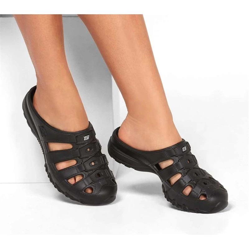 Skechers Foamies Speedsters – Meander – BLACK 4 Skechers Foamies Speedsters – Meander – BLACK - Image 2