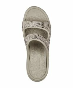 Skechers Foamies Arch Fit Ascend – Summer Glitz – TPE -Sandals Elegant Shop SK WOMEN SHOES 111233TPE 2
