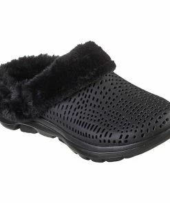 Skechers Foamies GO WALK 5 – Cozy Embrace – BLACK