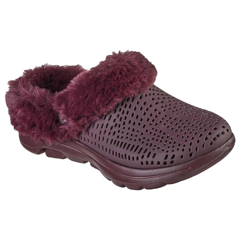 Skechers Foamies GO WALK 5 – Cozy Embrace – BURGUNDY 3 Skechers Foamies GO WALK 5 – Cozy Embrace – BURGUNDY