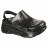 Skechers Foamies Max Cushioning – Show Off – BLACK -Sandals Elegant Shop SK WOMEN SHOES 111342BLACK