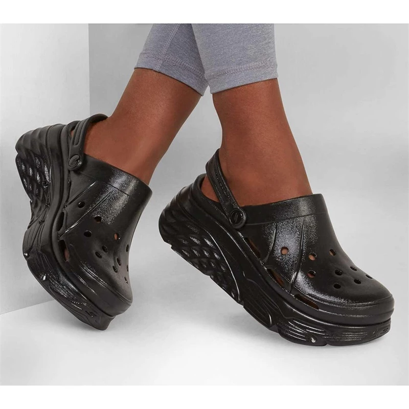 Skechers Foamies Max Cushioning – Show Off – BLACK 4 Skechers Foamies Max Cushioning – Show Off – BLACK - Image 2