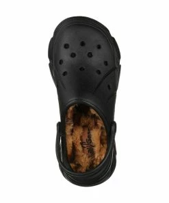 Skechers Foamies Max Cushioning – Tiger Eye – BLACK -Sandals Elegant Shop SK WOMEN SHOES 111345BLACK 2