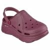 Skechers Foamies Max Cushioning Lined – Whirlwind – BURGUNDY -Sandals Elegant Shop SK WOMEN SHOES 111346BURGUNDY