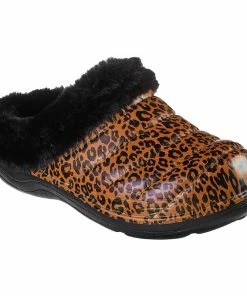 Skechers Foamies Cozy Camper Lined – Snow Leopard – BLACKMULTI