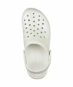 Skechers Foamies Arch Fit Footsteps – Pixie Dust – WHITE -Sandals Elegant Shop SK WOMEN SHOES 111372WHITE 2