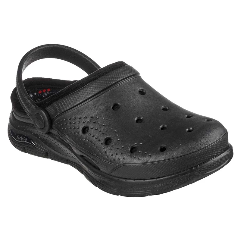 Skechers Foamies Arch Fit Lined – Cozy Gal – BLACK 3 Skechers Foamies Arch Fit Lined – Cozy Gal – BLACK