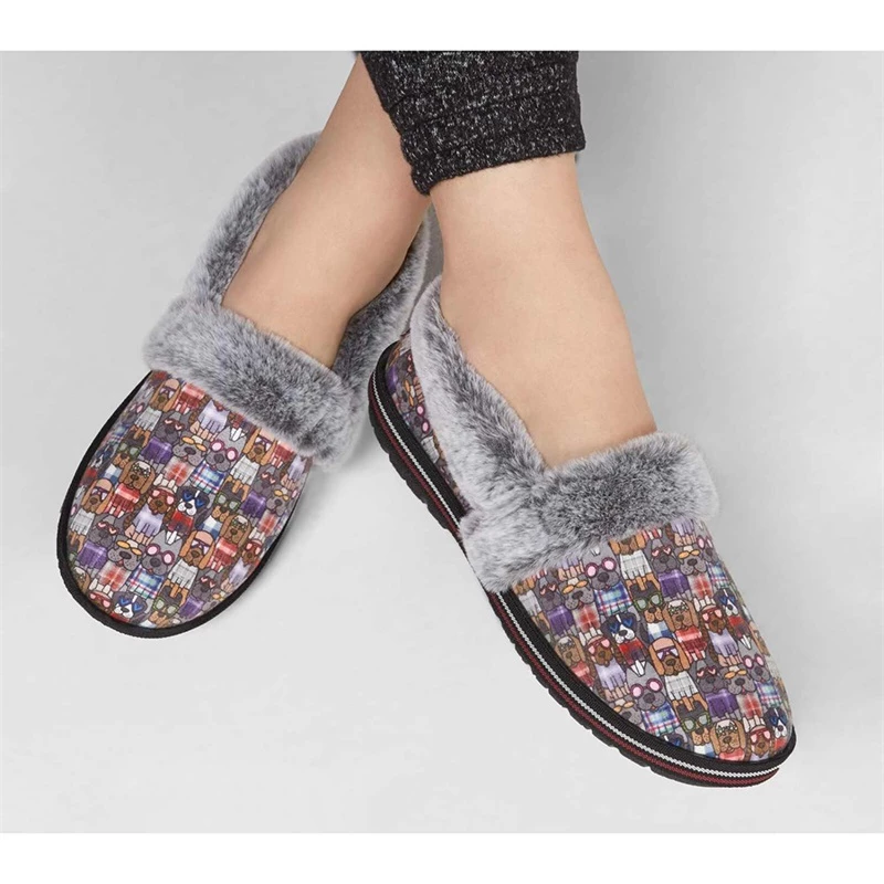 Skechers BOBS Too Cozy – Mad Plaid – BLACKMULTI 4 Skechers BOBS Too Cozy – Mad Plaid – BLACKMULTI - Image 2