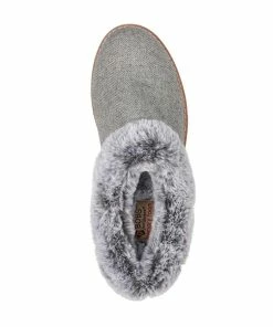 Skechers BOBS Mountain Kiss – Foxy Foxtrot – GRAY -Sandals Elegant Shop SK WOMEN SHOES 113422GRAY 2