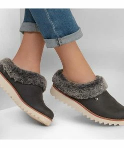 Skechers BOBS Mountain Kiss – Winter Rock – CHARCOAL -Sandals Elegant Shop SK WOMEN SHOES 113423CHARCOAL 1