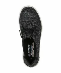 Skechers BOBS Skipper – Summer Skies – BLACK -Sandals Elegant Shop SK WOMEN SHOES 113439BLACK 2