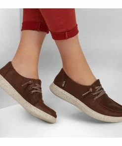 Skechers BOBS Skipper – Sandbar Social – BROWN -Sandals Elegant Shop SK WOMEN SHOES 113453BROWN 1