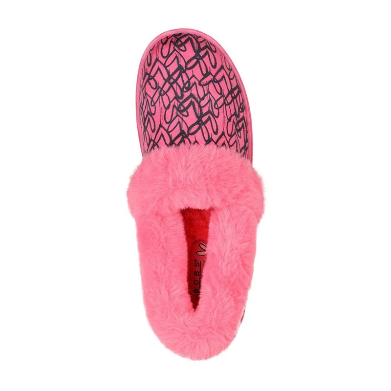 Skechers JGoldcrown BOBS Too Cozy – Love Punk – HOT PINK 5 Skechers JGoldcrown BOBS Too Cozy – Love Punk – HOT PINK - Image 3