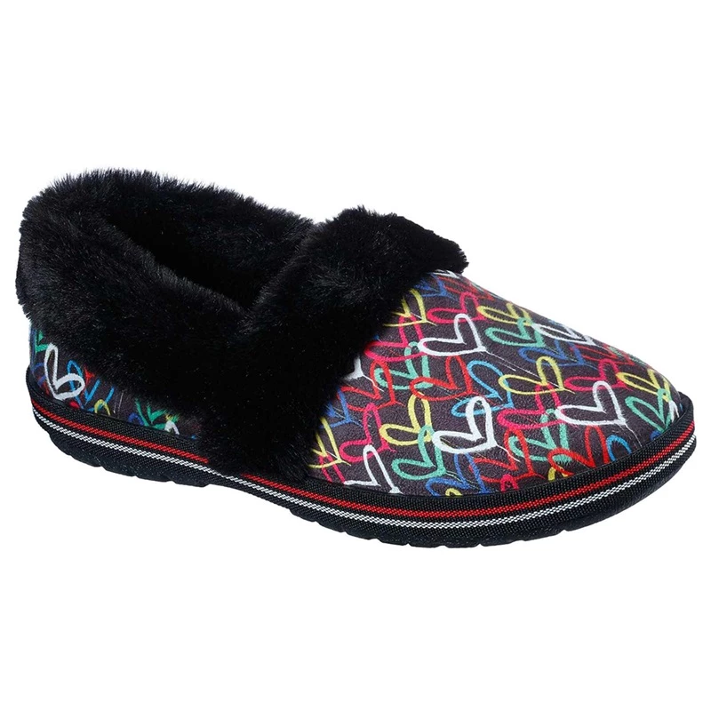 Skechers JGoldcrown BOBS Too Cozy – Lodge Love – BLACKMULTI 3 Skechers JGoldcrown BOBS Too Cozy – Lodge Love – BLACKMULTI