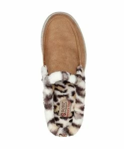 Skechers BOBS Skipper – Wild Tiger – CHESTNUT -Sandals Elegant Shop SK WOMEN SHOES 113782CHESTNUT 2