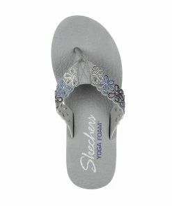 Skechers Meditation – Simple Floral – GYMT 7 Skechers Meditation – Simple Floral – GYMT -Sandals Elegant Shop SK WOMEN SHOES 119137GYMT 2