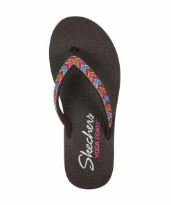 Skechers Meditation – Tribe Vibez – CHOC -Sandals Elegant Shop SK WOMEN SHOES 119143CHOC 2