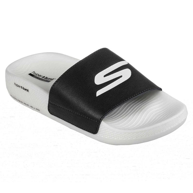 Skechers Hyper Slide – BKW 3 Skechers Hyper Slide – BKW