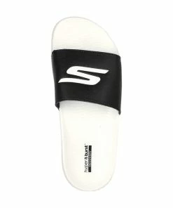 Skechers Hyper Slide – BKW 7 Skechers Hyper Slide – BKW -Sandals Elegant Shop SK WOMEN SHOES 130022BKW 2