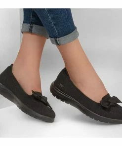 Skechers On-the-GO Flex – Cutesy – BLACK -Sandals Elegant Shop SK WOMEN SHOES 136411BLACK 1