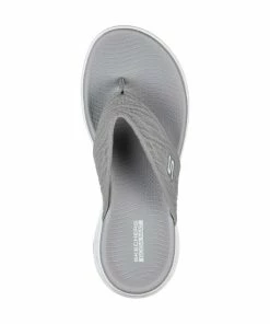Skechers On-the-GO 600 – Sunny – GRY -Sandals Elegant Shop SK WOMEN SHOES 140037GRY 2