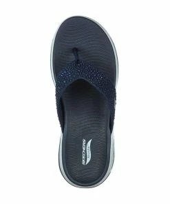 Skechers GO WALK Arch Fit – Dazzle – NVY -Sandals Elegant Shop SK WOMEN SHOES 140228NVY 2