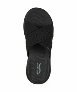 Skechers GO WALK Arch Fit – Wondrous – BBK -Sandals Elegant Shop SK WOMEN SHOES 140235BBK 2