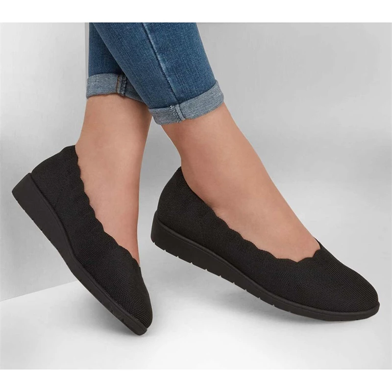 Skechers Cleo Flex Wedge – Spellbind – BLACK 4 Skechers Cleo Flex Wedge – Spellbind – BLACK - Image 2